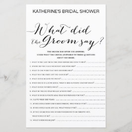 White Background Vrijgezellenfeest Game PRINTED