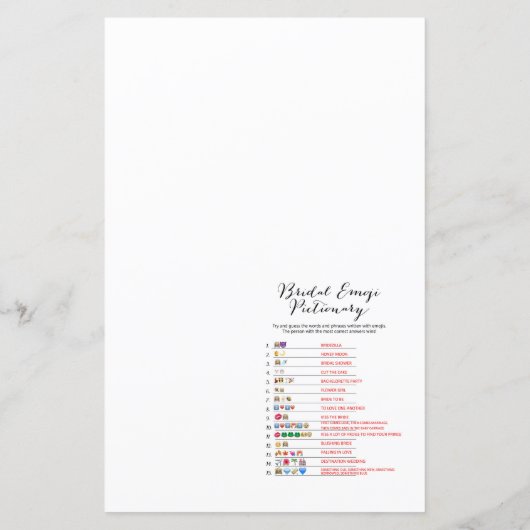 White Background Vrijgezellenfeest Game PRINTED (Achterkant)