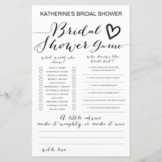 White Background Vrijgezellenfeest Game PRINTED (Voorkant)