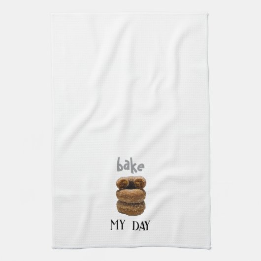 White Bake Mijn Dag Theedoek (Verticaal)