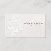 White Bamboo Holistic Health Wellness Visitekaartje (Voorkant)