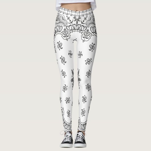 White Bandana Leggings (Voorkant)