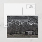 White Barn Briefkaart (Voorkant / Achterkant)