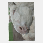 White Baroque Donkey Theedoek (Verticaal)