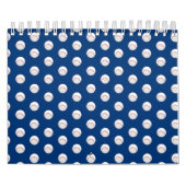 White Baseball Sport Players Ball Red Stitching Kalender (Hoes)