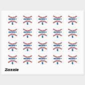 White Baseball Sticker Sports Team Birthday Party (Vel)