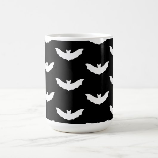 White Bat Halloween Mok (Center)
