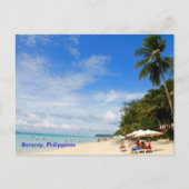 White Beach, Boracay Briefkaart (Voorkant)