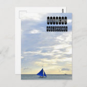 White Beach Boracay Briefkaart (Voorkant / Achterkant)