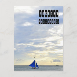 White Beach Boracay Briefkaart