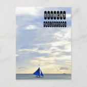 White Beach Boracay Briefkaart (Voorkant)