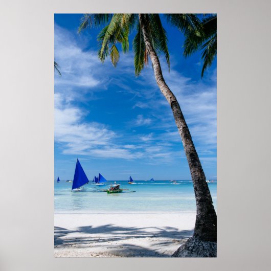 White Beach | Boracay, Filipijnen Poster (Voorkant)