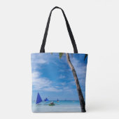 White Beach | Boracay, Filipijnen Tote Bag (Achterkant)