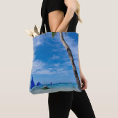 White Beach | Boracay, Filipijnen Tote Bag (Dichtbij)