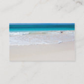 White Beach Bruiloft Receptie Plaats Kaart Plaatskaartje (Achterkant)