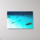 White Beach Canvas Afdruk (Voorkant)