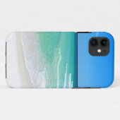 White Beach Case-Mate iPhone Case (Achterkant (horizontaal))