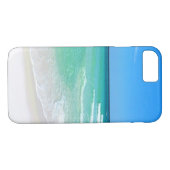 White Beach Case-Mate iPhone Case (Achterkant (Horizontaal))