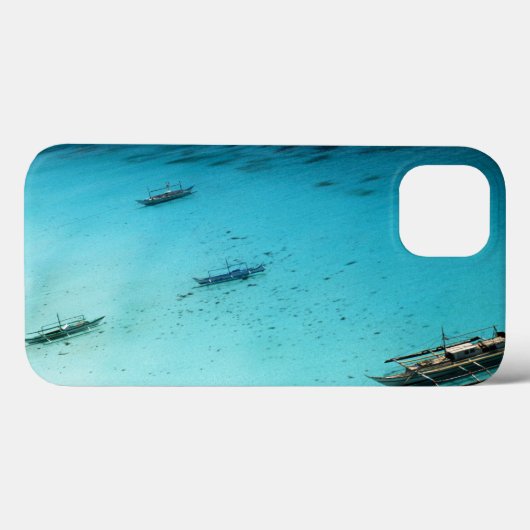 White Beach Case-Mate iPhone Case (Achterkant (horizontaal))