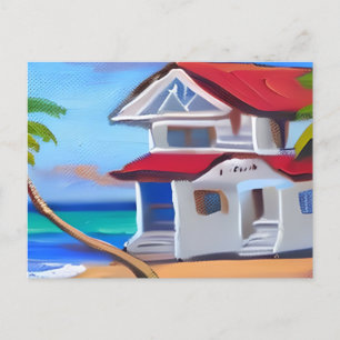 White Beach House   Contact houden Briefkaart