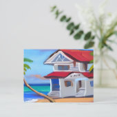 White Beach House | Contact houden Briefkaart (Staand voorkant)