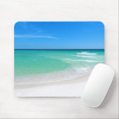 White Beach Mousepad Muismat (Met muis)