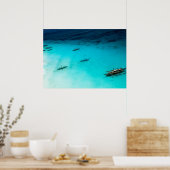 White Beach Poster (Keuken)