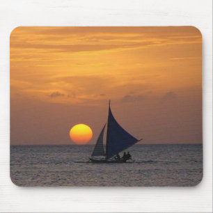 White Beach Sunset Muismat