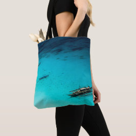 White Beach Tote Bag