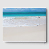 White Beach Weddenschap Book Gastenboek (Achterkant)