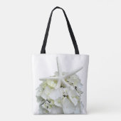 White Beach Wedding Starfish Hydrangea Welkom Tote Bag (Achterkant)