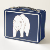White Bear Drawing Lunch Boxes (Voorkant)