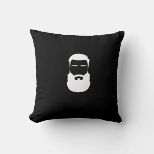 White Beard Pillow Kussen