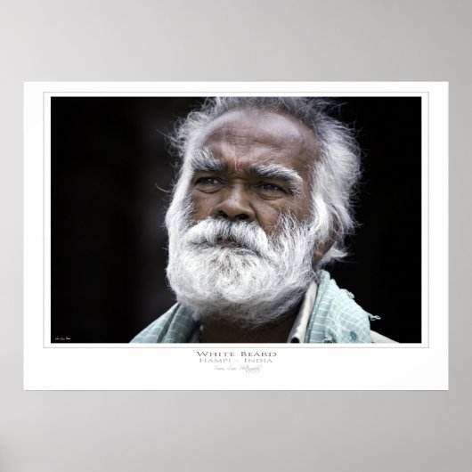 White beard print (Voorkant)