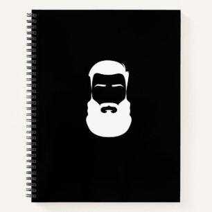 White Beard Spiral Notitieboek