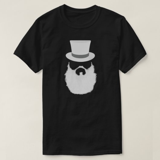 White Beard Style T-shirt (Design voorkant)