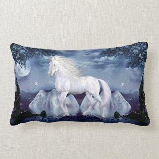 White Beauty Unicorn American MoJo Pillow Kussen