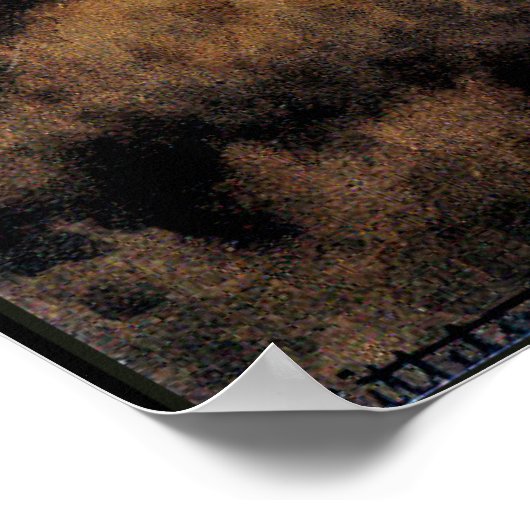 White Beer King Valemon, mooi kunstschilderij Poster (Hoek)