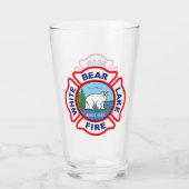 White Beer Lake MI Fire Dept. Glas (Voorkant)