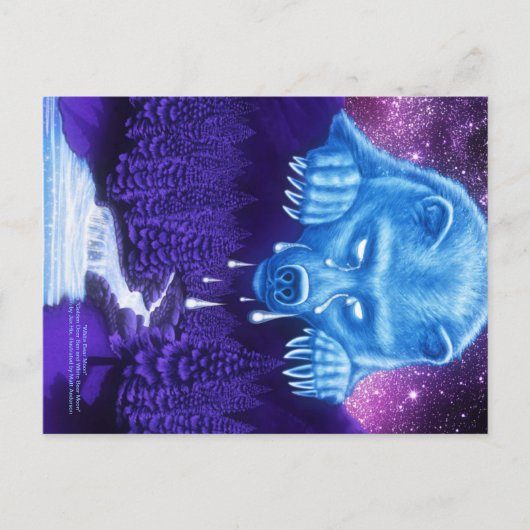 White Beer Moon Briefkaart (Voorkant)