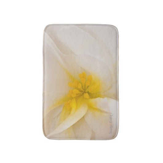 White Begonia Badmat (Voorkant Verticaal)