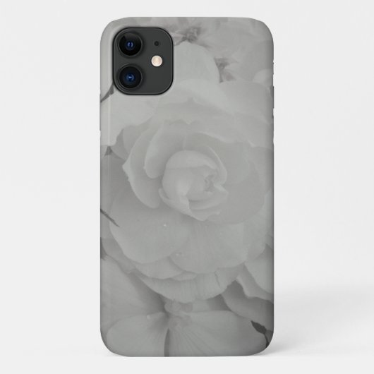 White Begonia Case-Mate iPhone Case (Achterkant)