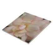 White Begonia Flower Tile Tegeltje (Zijkant)