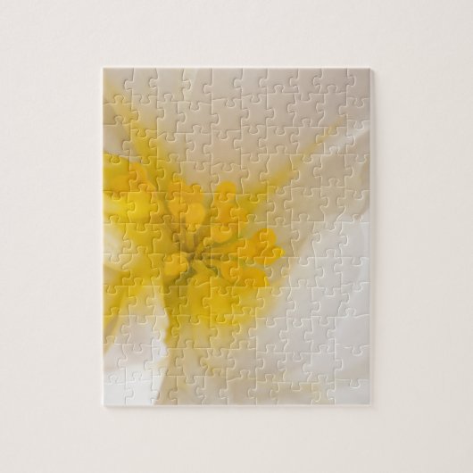 White Begonia Legpuzzel (Verticaal)