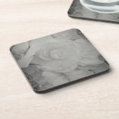 White Begonia Onderzetter (Linkerzijde)