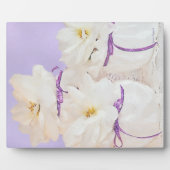 White Begonias still Life Photo Plaque Fotoplaat (Voorkant)