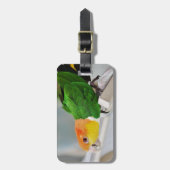 White Bellied Caique Parrot Bagagelabel (Voorkant verticaal)