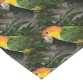 White Bellied Caïque Parrot met Bamboe Tree Korte Tafelloper (Hoek)