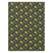 White Bellied Caïque Parrot met Bamboe Tree Tafelkleed (Voorkant)