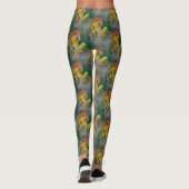 White Bellied Caïque Parrot Palling Leggings (Achterkant)